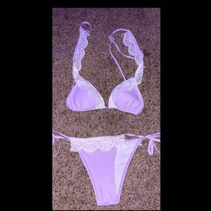 lace purple bikini